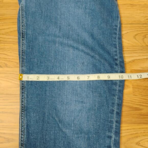 Marks & Spencer Distressed Cropped Jeans Boyfriend size 12 short UK size - Picture 11 of 16